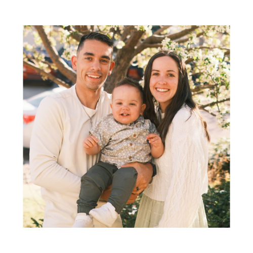 A picture of Meghan Leach's family